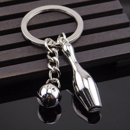 Sleutelhanger Metalen Pin en Bal