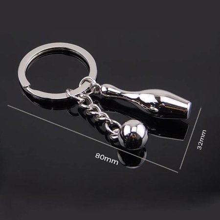 Keychain Metall Pin and Ball