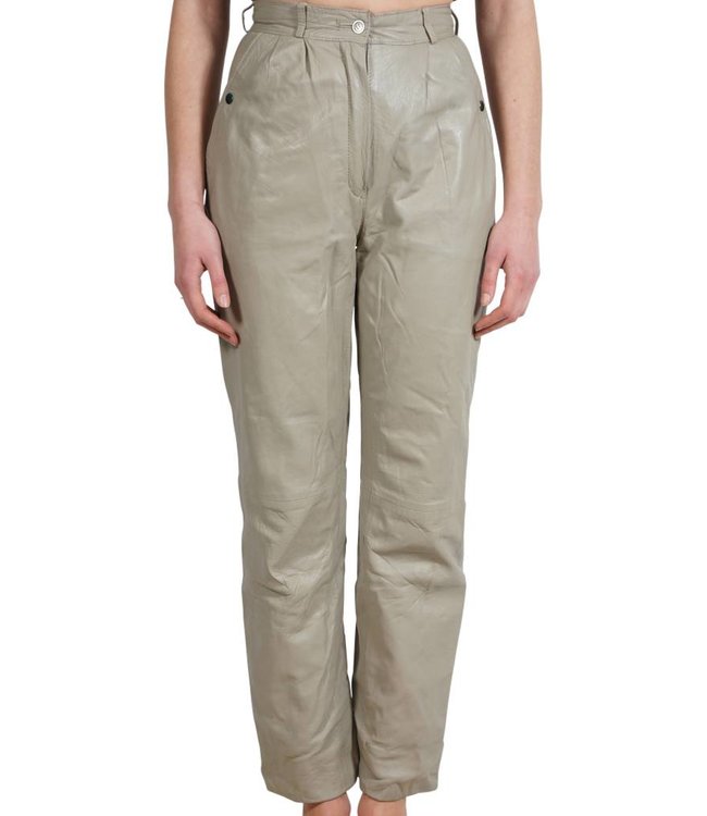 Vintage Pants: 80's Leather Pants Ladies