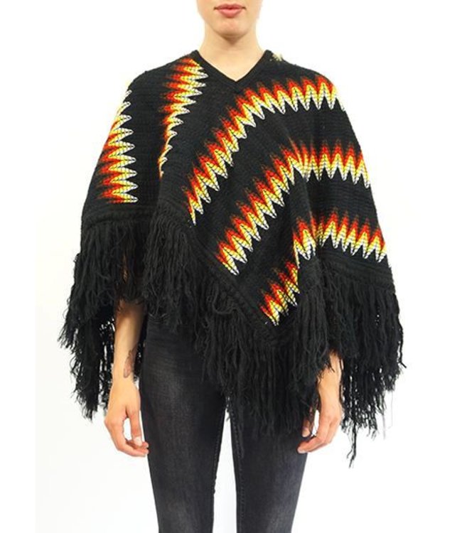 Tricot Vintage: Poncho
