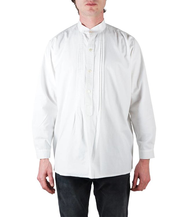 Chemises Vintage: Tuxedo Chemises Blanc