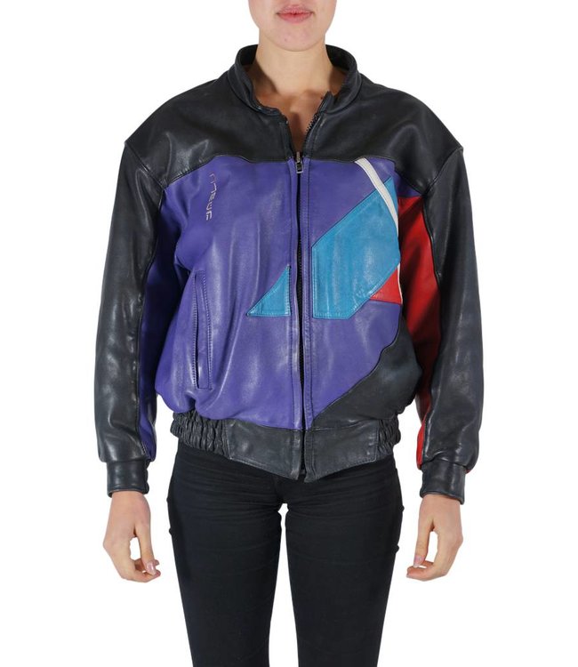 Vestes Vintage: Vestes en Cuir Moto Blindée