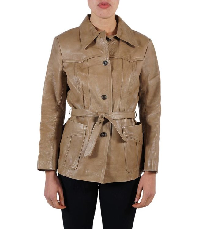 Vintage 70s napa cuero chaquetas mujer al por mayor | ReRags