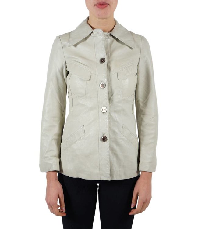 Vestes Vintage: 70's Nappa Vestes en Cuir Femmes