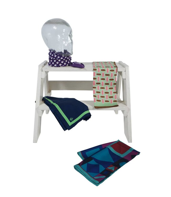 Echarpes Vintage: Echarpes Polyester / Soie