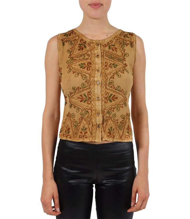 Vintage Tops: Sleeveless Blouses