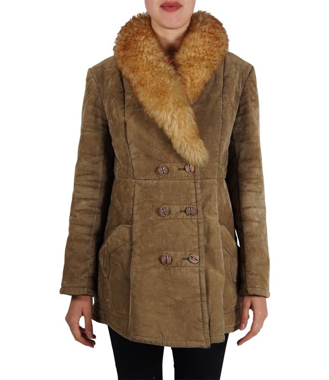 Vintage Faux Suede Lady Coats & Jackets Wholesale | ReRags
