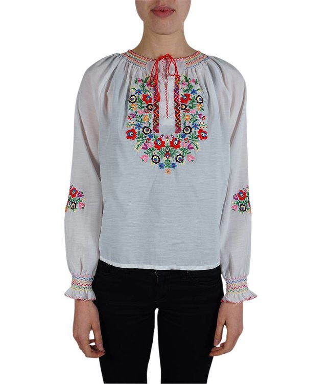 Hauts Vintage: Hauts Broderie