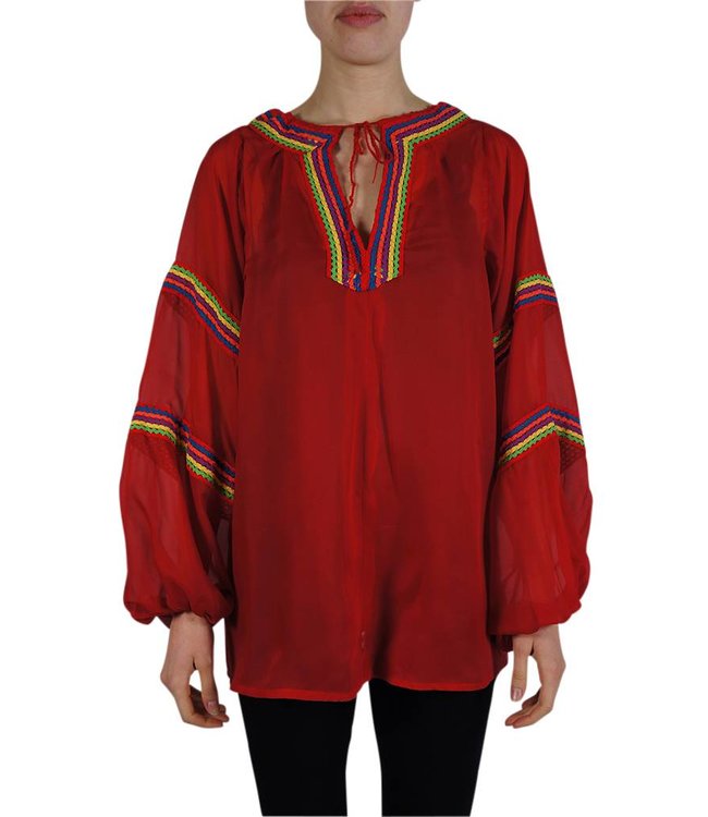 Hauts Vintage: Hauts Broderie