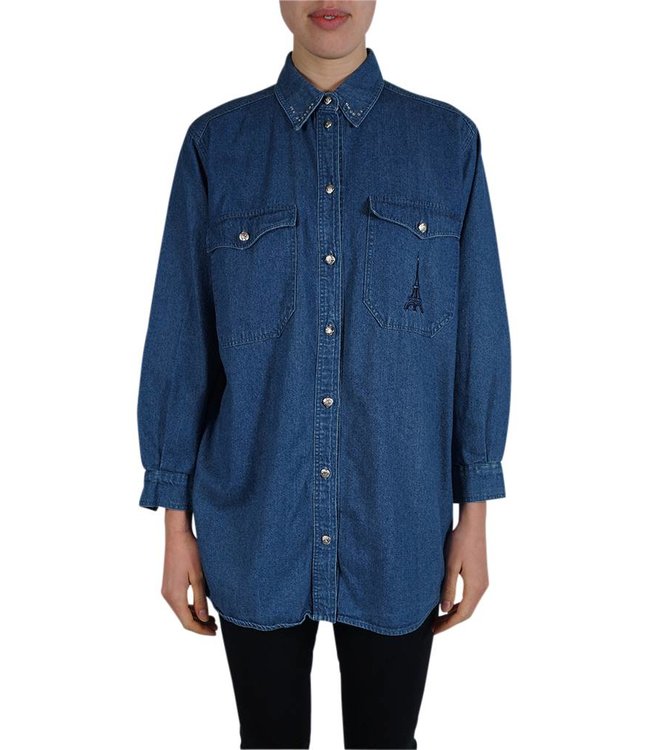 Vintage Tops: Denim Blouses