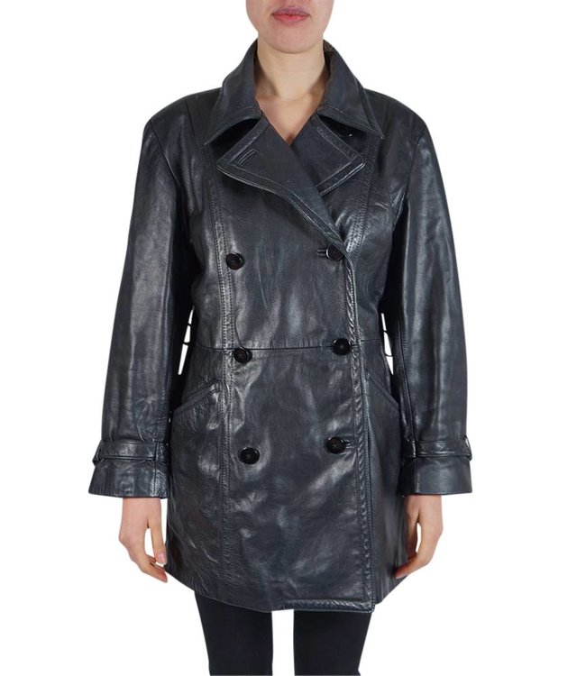 70s Nappa Manteaux en Cuir Femmes Vintage en Gros | ReRags