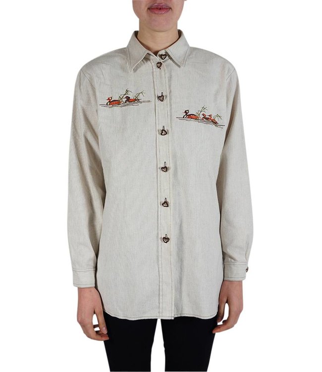 Hauts Vintage: Hauts Broderie