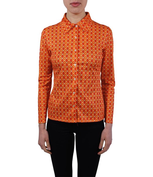 Vintage Tops: Y2K 70's Print Blouses