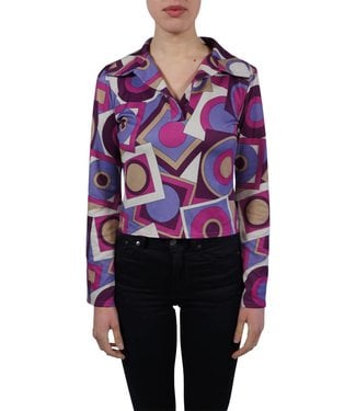Vintagetoppe | Y2K 70s Print bluser