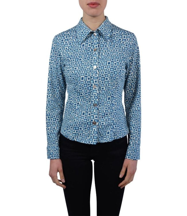Vintage Y2K 70s Print blouses groothandel | ReRags