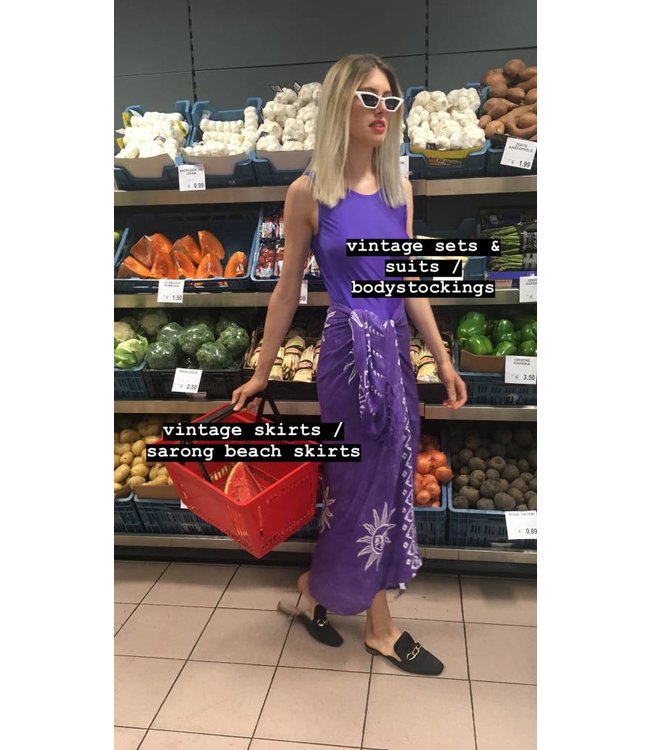 Vintage Skirts: Sarong Beach Wear