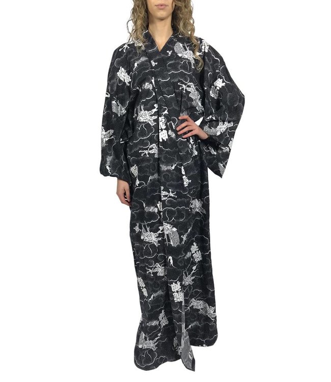 Robes Vintage: Robes du Matin de Style Kimono