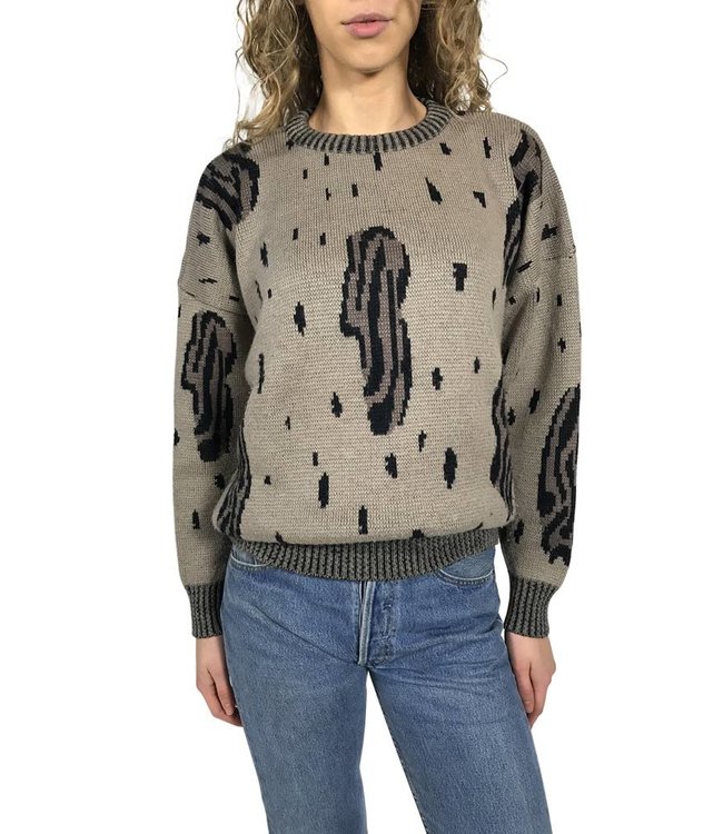 Tricot Vintage: Pulls Imprimés