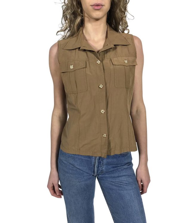 Vintage Tops: Sleeveless Blouses