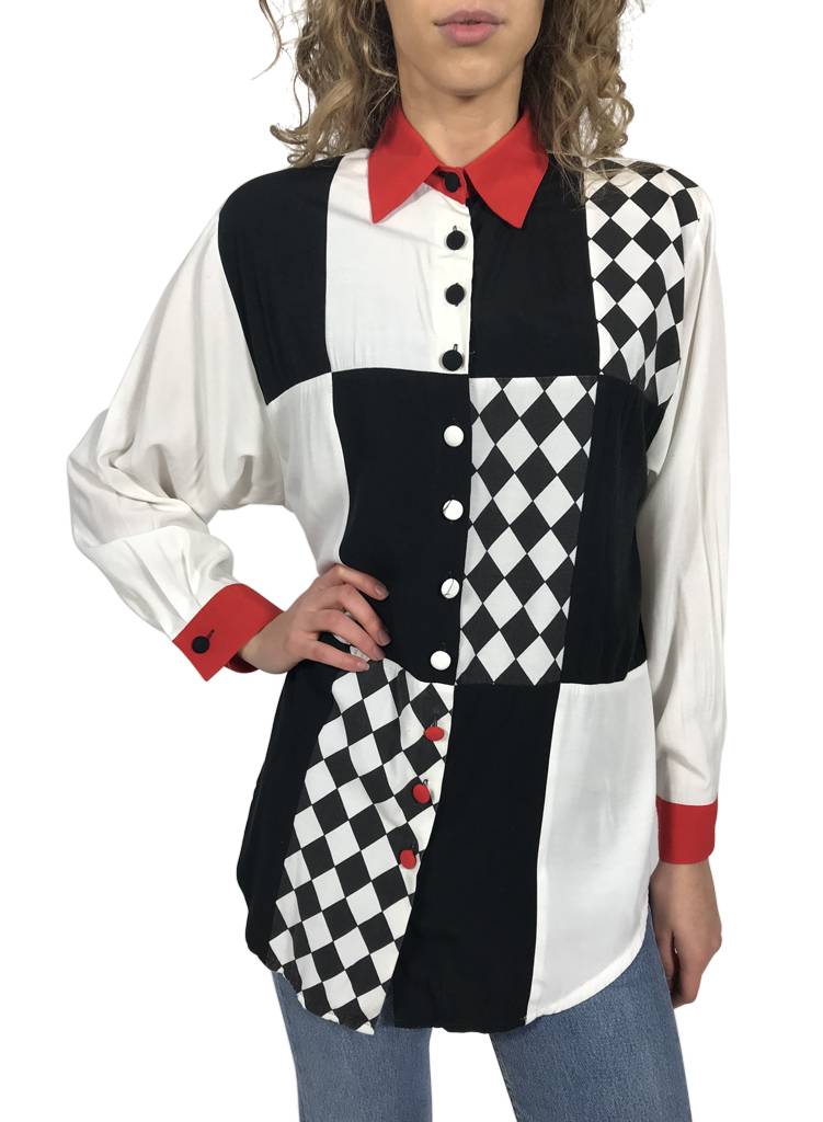 TheGardenOfVintage - Chemise 14US 16UK nouveauté Vintage chemise