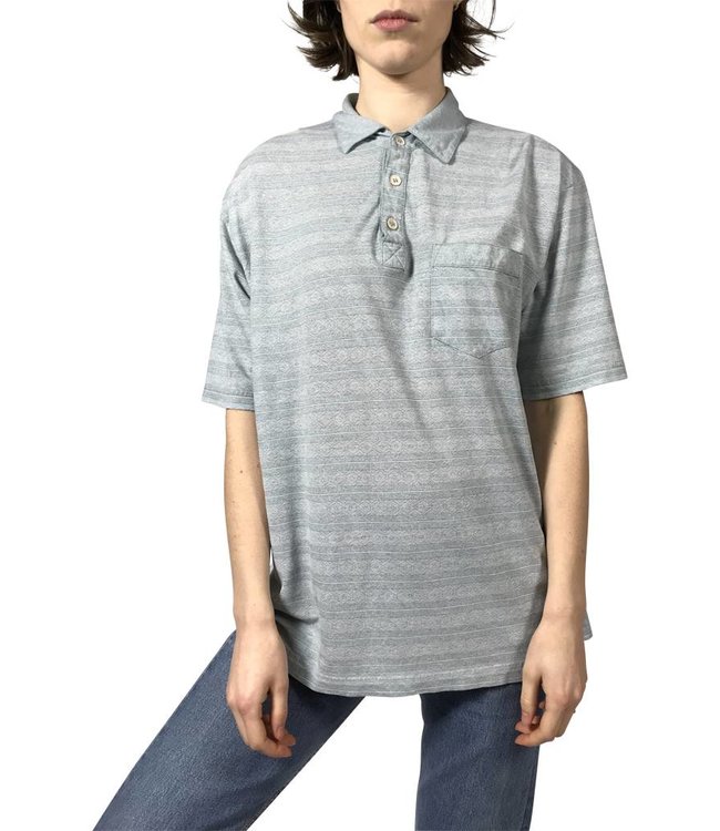 Chemises Vintage: Polos à Rayures