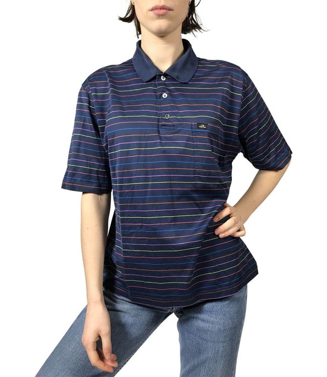 Chemises Vintage: Polos à Rayures