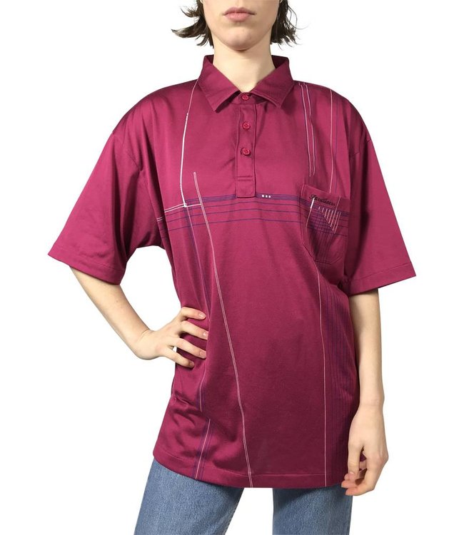 Chemises Vintage: Polos à Rayures