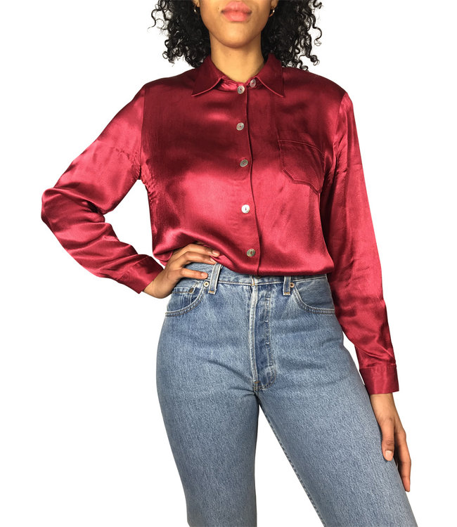 Vintage Tops: Metallic Blouses
