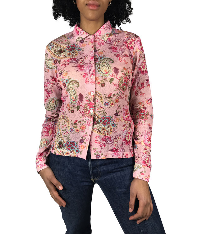 Vintage Tops: Y2K 70's Print Blouses