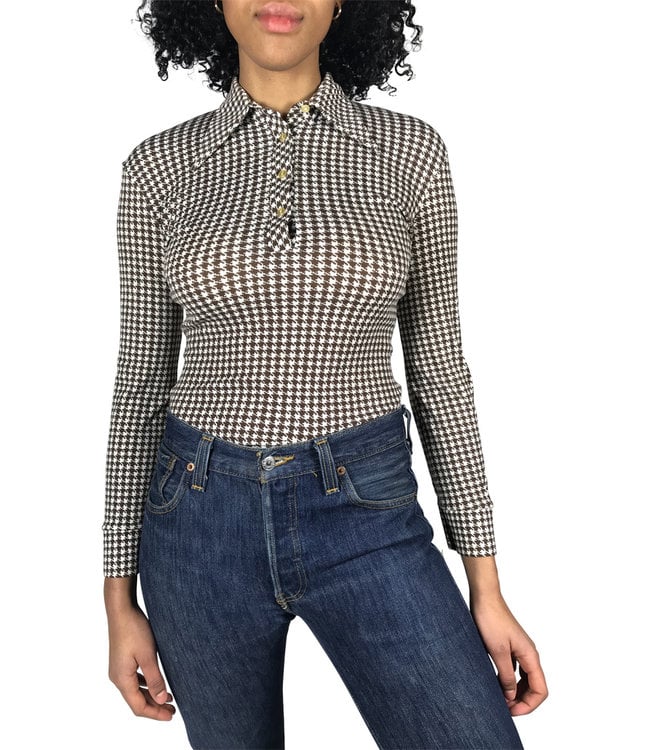 Vintage Y2K 70s Print blouses groothandel | ReRags
