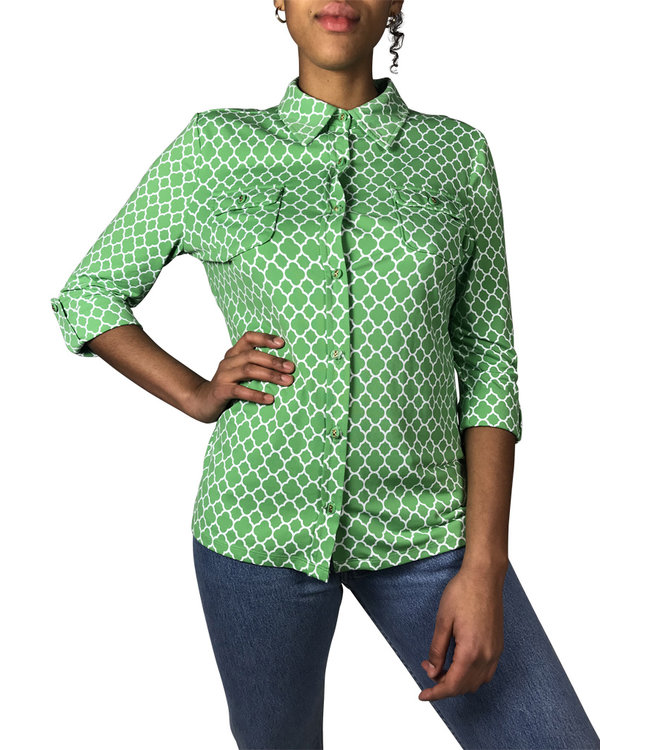 Vintage Tops: Y2K 70's Print Blouses