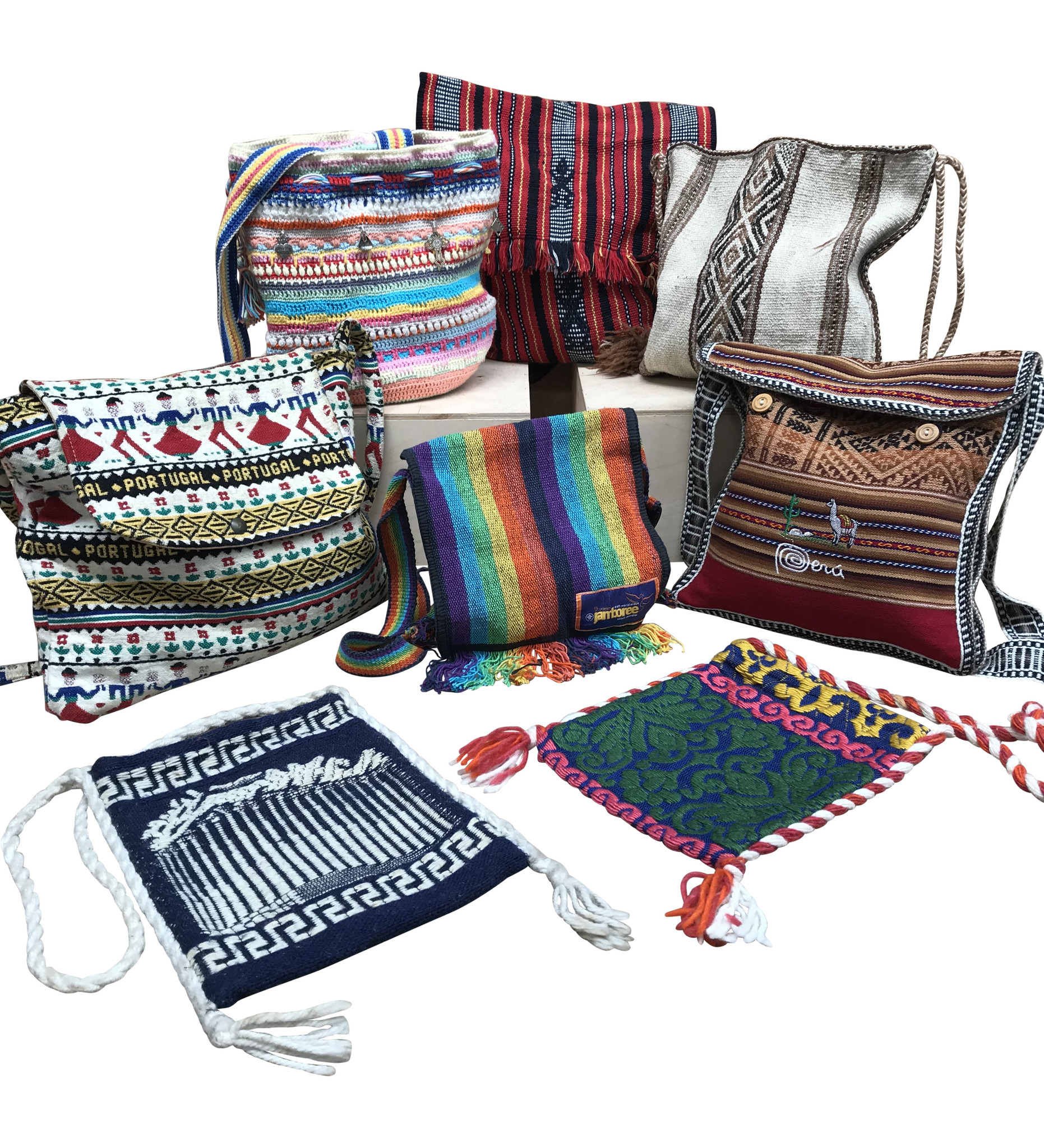 Vintage Bags: Canvas Hippie Bags - ReRags Vintage Clothing Wholesale