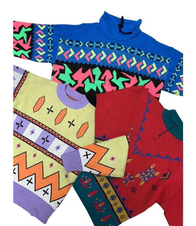 Tricot Ski 90s Vintage en Gros | ReRags
