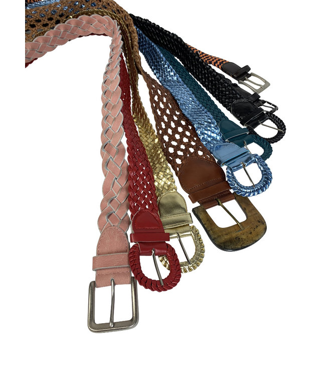 Vintage Belts: Braided Leather Belts
