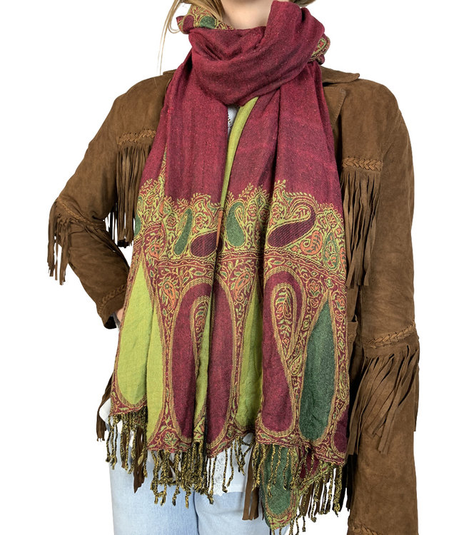 Echarpes Vintage: Echarpes Bohème / Folk / Pashmina