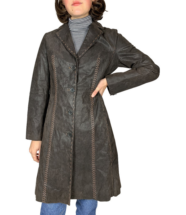 Vestes Vintage: 70s Vestes en Daim pour Femmes