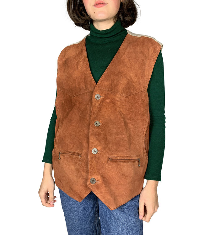 Vestes Vintage: Gilets en Cuir
