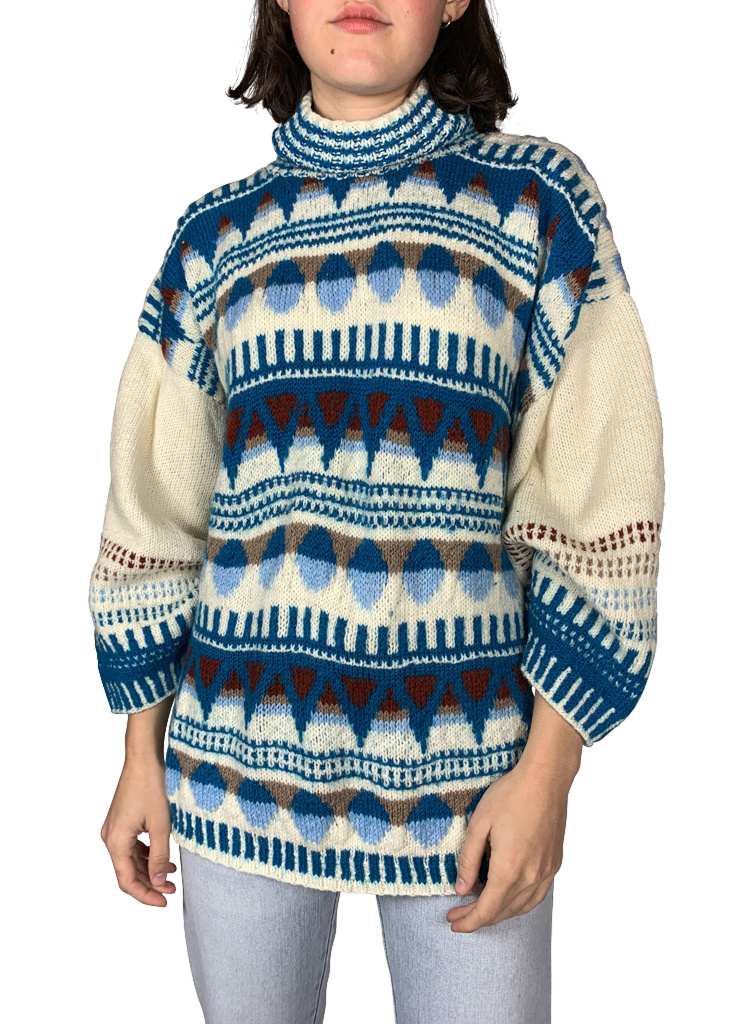Vintage Knitwear Printed Jumpers ReRags Vintage Clothing Wholesale