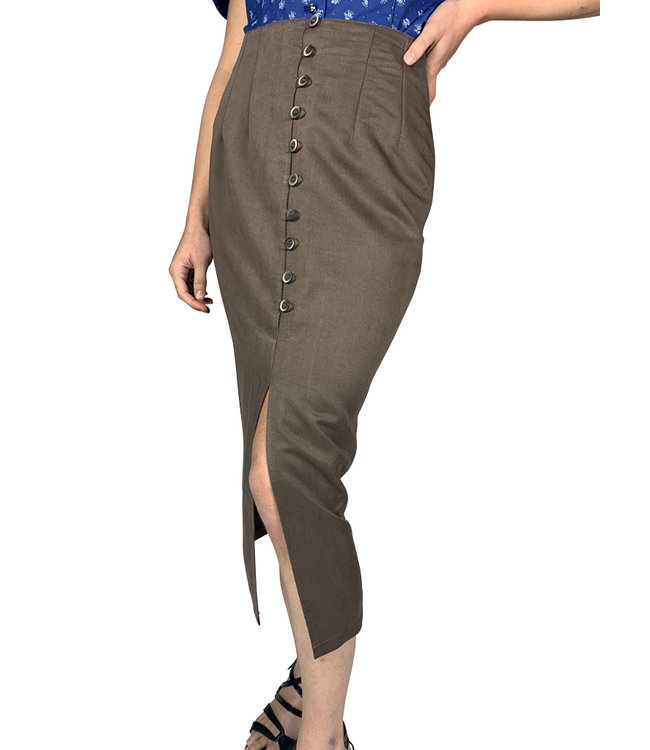 Vintage Skirts: Front Button Skirts