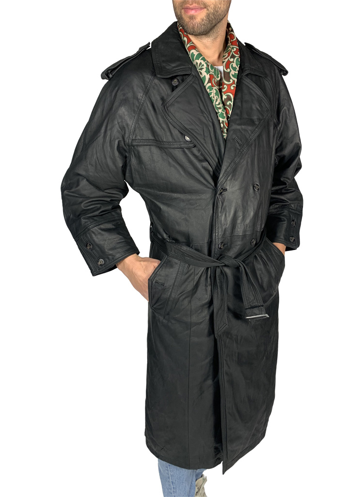 Veste Cuir ORVIS Sporting Traditions Homme – Taille XL Vintage