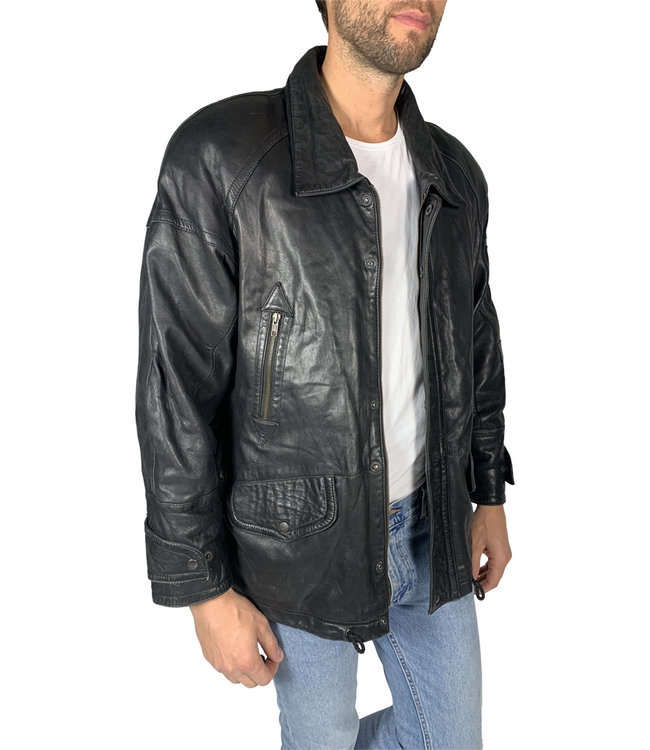 Vestes Vintage: Vestes en Cuir Hommes 90's / Y2K