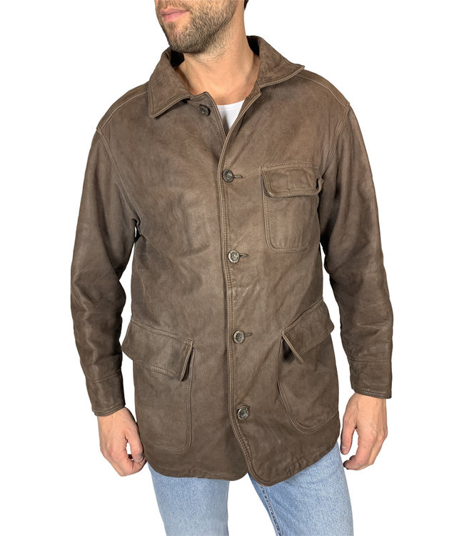 Vestes Vintage: Vestes en Cuir Hommes 90's / Y2K