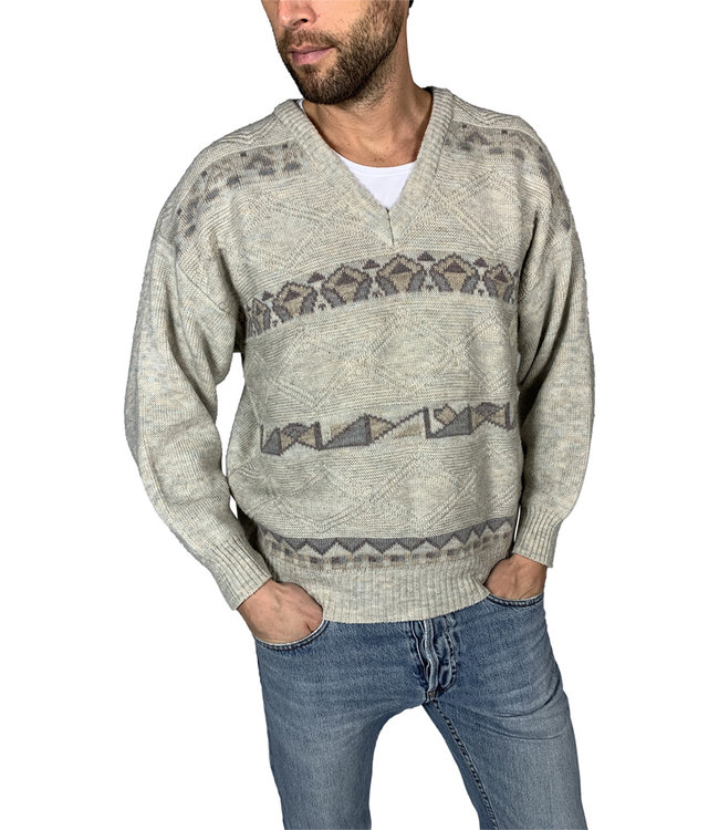 Pull V-Col 90s Vintage en Gros | ReRags
