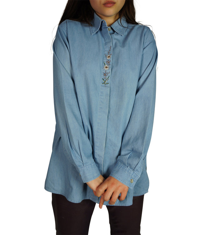 Hauts Vintage: Hauts Broderie