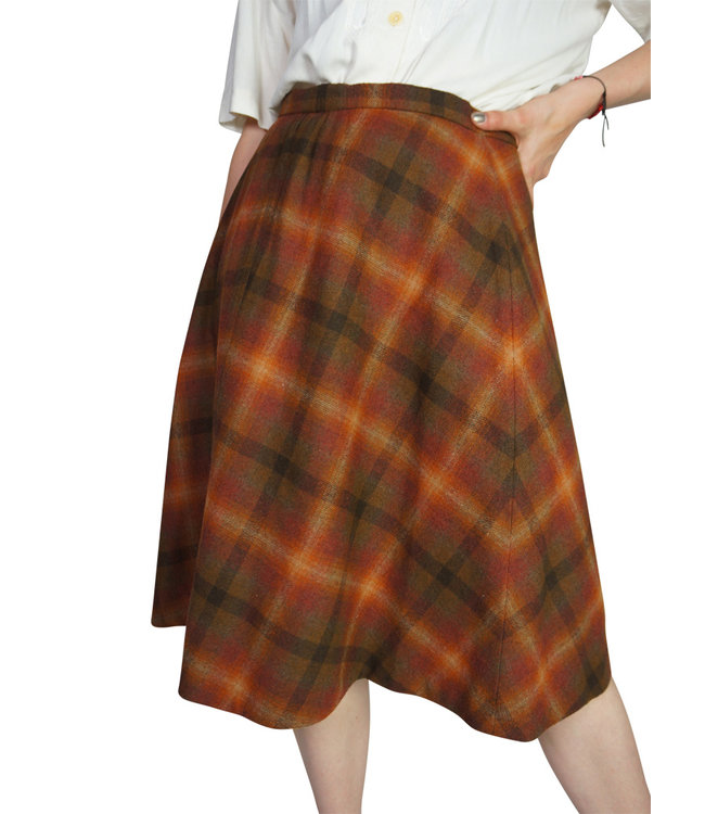 Jupes Vintage: A-ligne Jupes d'Hiver 70's