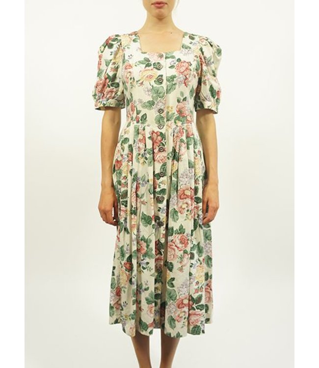 Vintage Dresses: French Flower Dresses