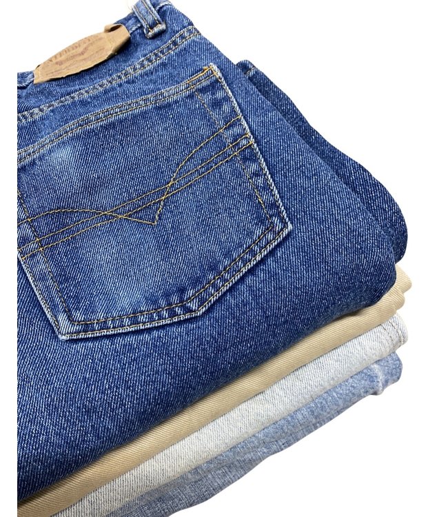 Pantalons Vintage: Jeans Taille Haute Hommes