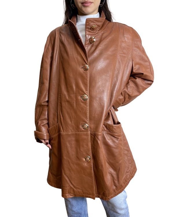 Vintage 80s & 90s Leather Coats Ladies Wholesale | ReRags
