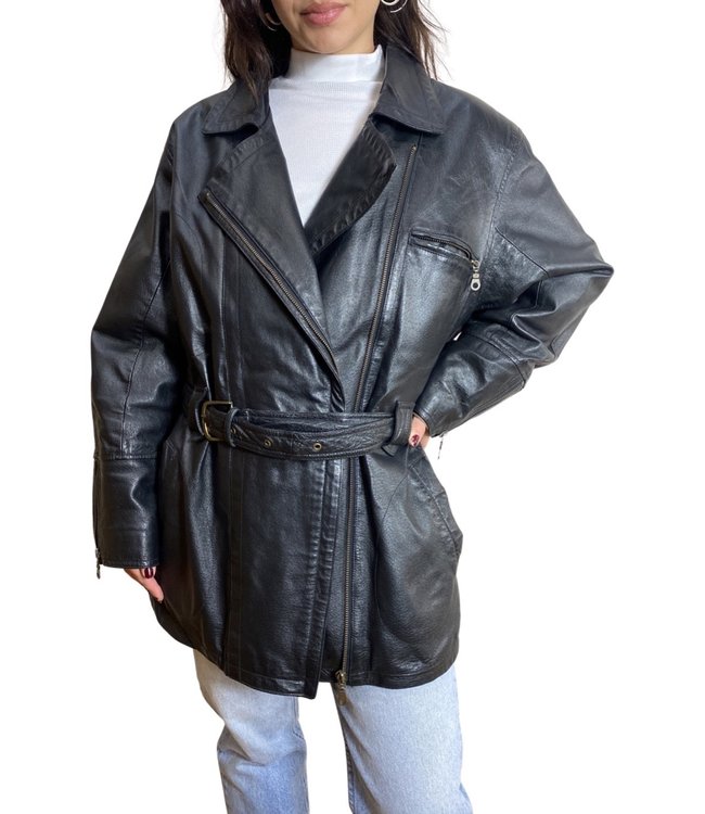 Vintage 80s & 90s Leather Coats Ladies Wholesale | ReRags