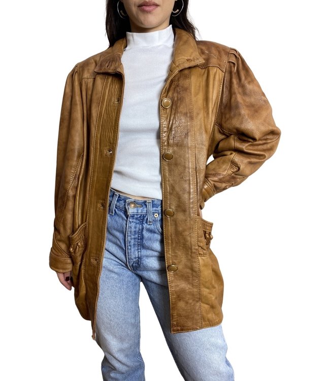 Vintage 80s & 90s Leather Coats Ladies Wholesale | ReRags